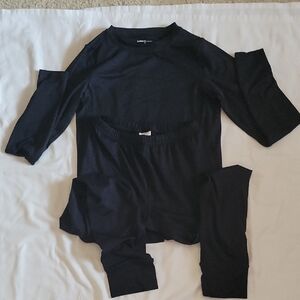Lands' End Black Thermals Size Medium